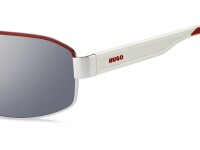 Hugo HG 1368/S Männer Vollrandfassung KWX-Grau Rot