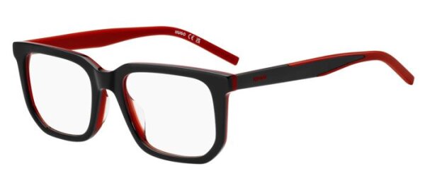 Hugo HG 1340/G Männer Vollrandfassung 0A4-Rot Schwarz