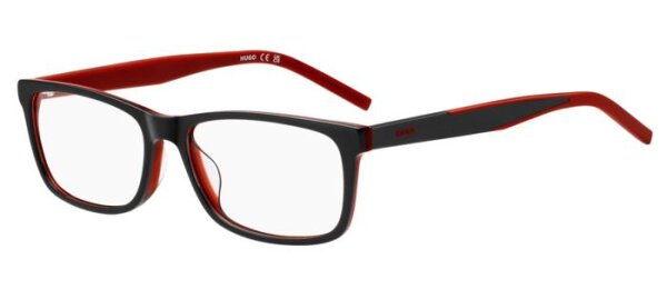 Hugo HG 1342/G Männer Vollrandfassung 0A4-Rot Schwarz