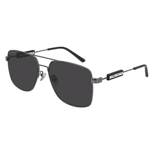 Balenciaga Sonnenbrille Man Aviator Korean Grau Met BB0116SA Italy