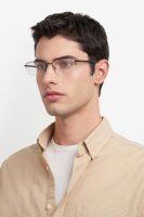 Hugo HG 1355 Männer Halbrandfassung 003-Schwarz