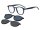 Hugo HG 1330/CS2 Männer Vollrandfassung 9N7-Blau Schwarz