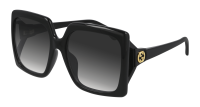 Gucci Frau Asian Fitting SCHWARZ SPRITZGUSS GG0876SA Italien