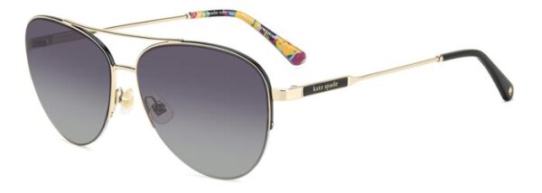 Kate Spade Janece/G/S Frauen Halbrandfassung RHL-Gold Schwarz