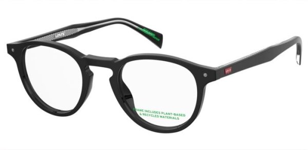 Levis LV 5085 Unisex Erwachsene Vollrandfassung 807-Schwarz