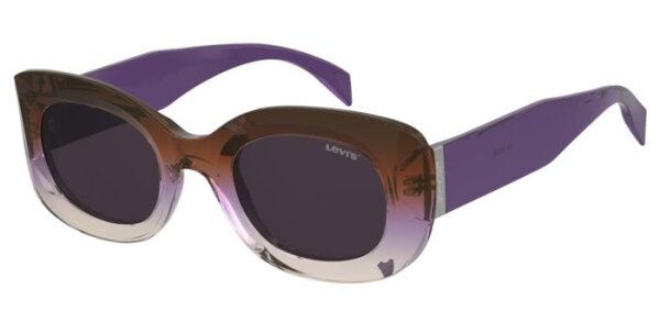 Levis LV 1080/S Frauen Vollrandfassung 2RO-Braun Violett