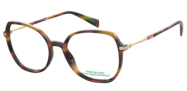 Levis LV 1086 Frauen Vollrandfassung 086-Havanna Braun