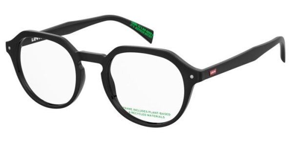 Levis LV 5077 Unisex Erwachsene Vollrandfassung 807-Schwarz