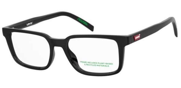 Levis LV 5083 Unisex Erwachsene Vollrandfassung 807-Schwarz