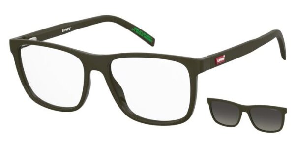 Levis LV 5084/C Unisex Erwachsene Vollrandfassung 1ED-Grün