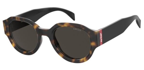 Levis LV 1078/S Unisex Erwachsene Vollrandfassung 086-Havanna Braun