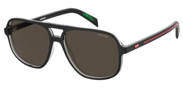 Levis LV 5073/S Männer Vollrandfassung 7C5-Schwarz Kristall