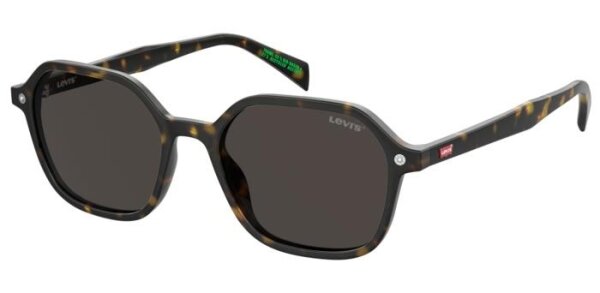 Levis LV 5051/S Unisex Erwachsene Vollrandfassung 086-Havanna Braun