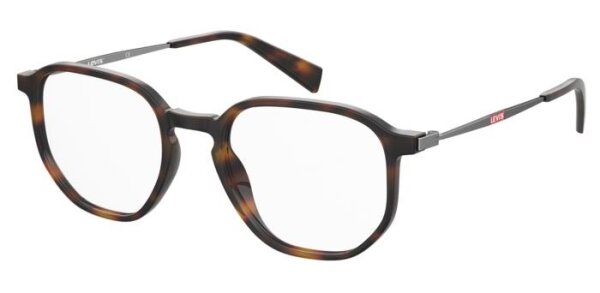 Levis LV 1058 Unisex Erwachsene Vollrandfassung 05L-Havanna Braun