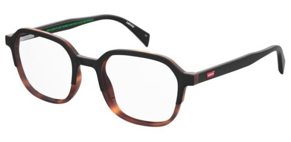Levis LV 5043 Männer Vollrandfassung WR7-Schwarz Havanna