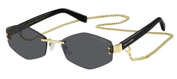 MARC JACOBS MARC 496/S AIR FRAUEN RANDLOS RHL-GOLD SCHWARZ