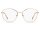 MARC JACOBS MARC 741 FRAUEN VOLLRANDFASSUNG PY3-GOLD ROSA