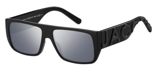 Marc Jacobs Marc Logo 096/S Unisex Erwachsene Vollrandfassung 08A-Schwarz Grau