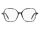 Marc Jacobs Marc 709 Frauen Vollrandfassung AB8-Havanna Grau