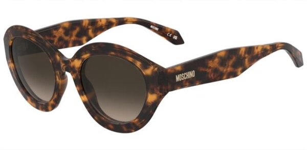 Moschino MOS200/S Frauen Vollrandfassung 086-Havanna Braun