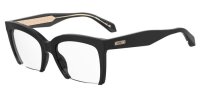 MOSCHINO MOS654 FRAUEN HALBRANDFASSUNG 807-SCHWARZ