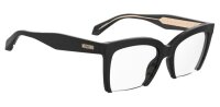 MOSCHINO MOS654 FRAUEN HALBRANDFASSUNG 807-SCHWARZ
