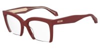 MOSCHINO MOS654 FRAUEN HALBRANDFASSUNG C9A-ROT