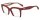 MOSCHINO MOS654 FRAUEN HALBRANDFASSUNG C9A-ROT