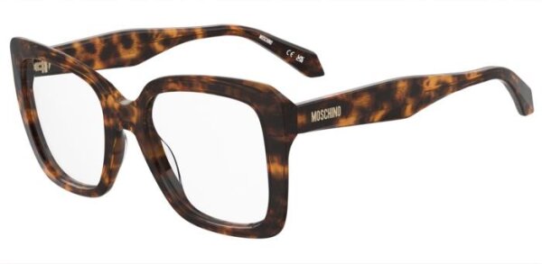 Moschino MOS658 Frauen Vollrandfassung 086-Havanna Braun