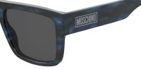 Moschino MOS187/S Männer Vollrandfassung 38I-Blau Horn