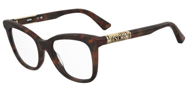 Moschino MOS650 Frauen Vollrandfassung C9B-Havanna Gelb