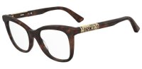 MOSCHINO MOS650 FRAUEN VOLLRANDFASSUNG C9B-HAVANNA GELB