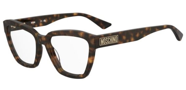 Moschino MOS651 Frauen Vollrandfassung 086-Havanna Braun