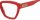 MOSCHINO MOS651 FRAUEN VOLLRANDFASSUNG C9A-ROT