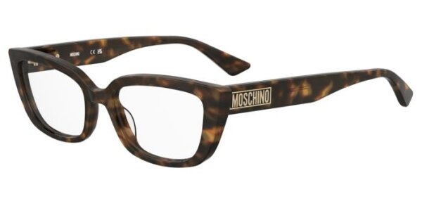 Moschino MOS653 Frauen Vollrandfassung 086-Havanna Braun