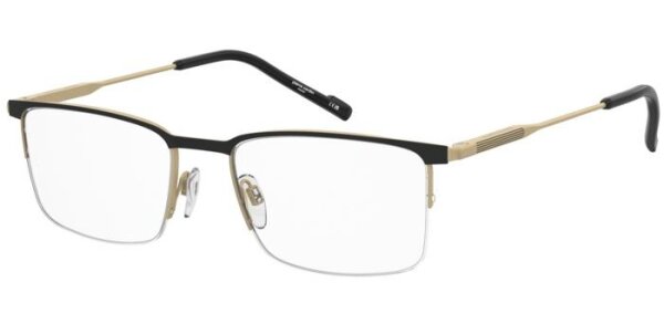 Pierre Cardin P.c. 6911 Männer Halbrandfassung RHL-Gold Schwarz