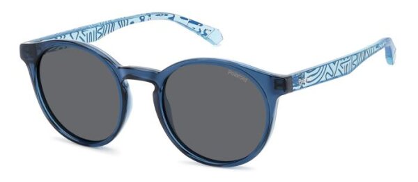 Polaroid Kids PLD 8061/S Junior (7-10) Vollrandfassung ZX9-Blau Azure